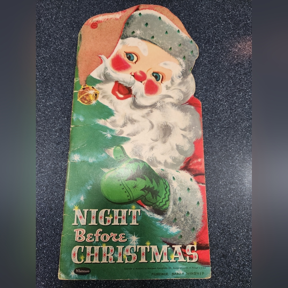 Vintage Rare Twas Night Before Christmas Book